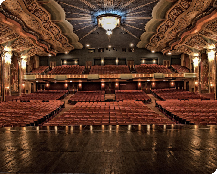 The seats of the Bluegrass Hall of Fame museum