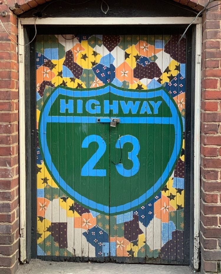 Country Music Highway Crazy Quilt Mural