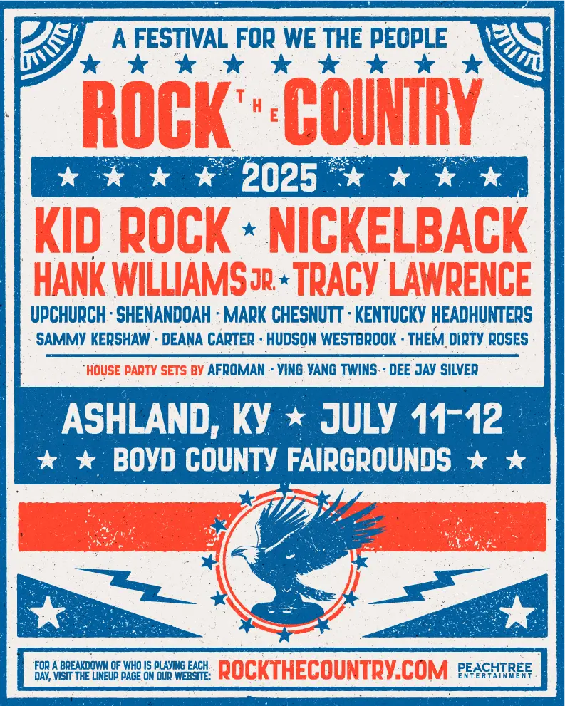 Rock the Country Ashland Lineup Flyer